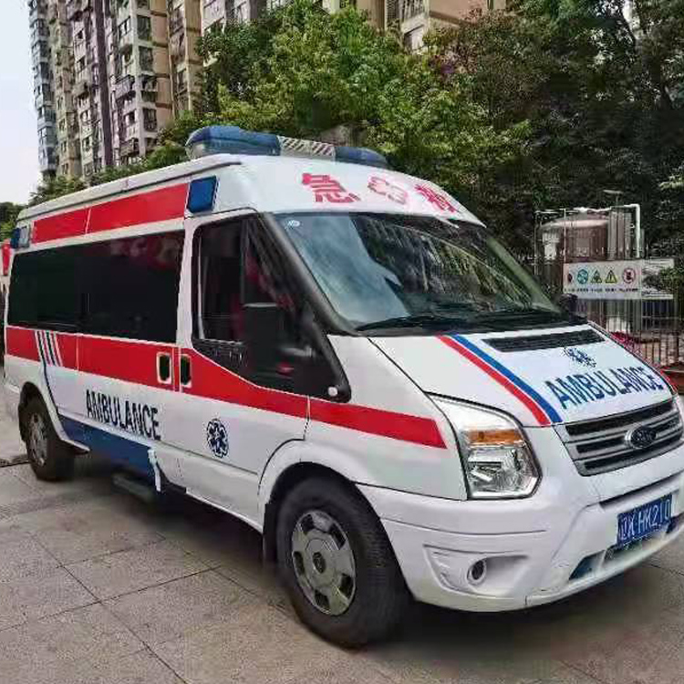 永州长途救护车护送病人返乡